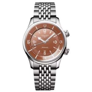 longines silver stainless steel men watch l37644966