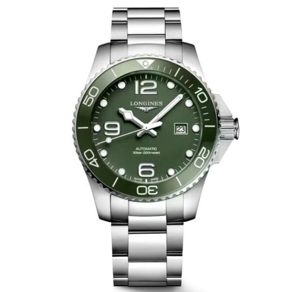 Longines Hydroconquest Green Matt Dial Men 43mm - L37824066