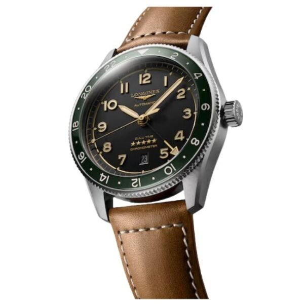 Longines Spirit Zulu Time 42mm Mens Watch - L38124632
