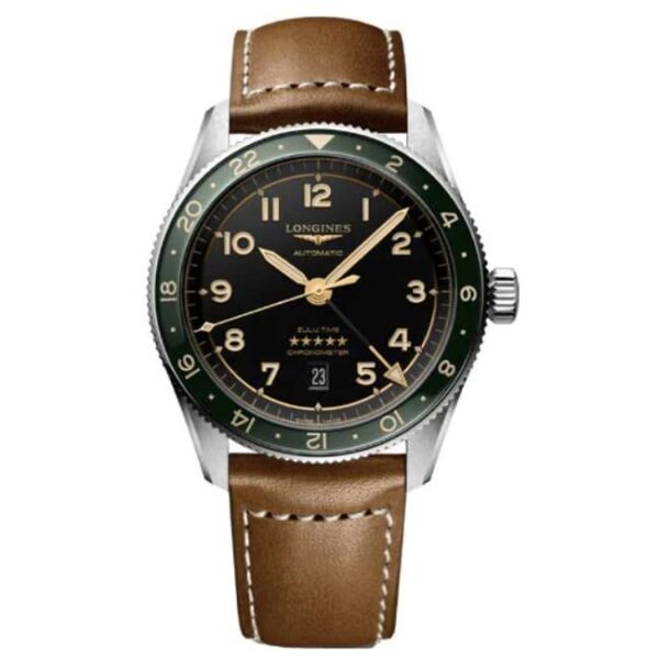 Longines Spirit Zulu Time 42mm Mens Watch - L38124632