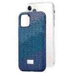 Swarovski Crystalgram iphone 11 Pro Case with Bumper Blue Anniv 553395