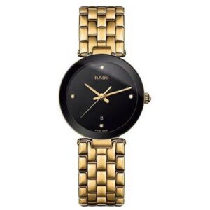Rado  Stainless Steel Silver & Yellow Gold Women Watch R48871714