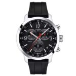 Tissot PRC 200 Chronograph 42mm Black | Rubber Strap | T1144171705700