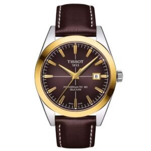Tissot Gentleman Powermatic 80 Silicium Solid 18K Gold Bezel