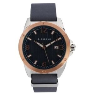 Giordano Mens Analogue Blue Dial Leather Watch - 1756-03