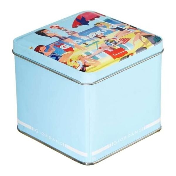 giordano blue rosegold men leather watch 1765-02