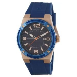 Giordano Blue Dial Silicon Strap Men'S Watch 1868-05