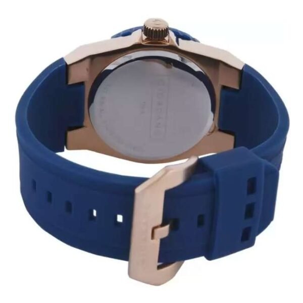 Giordano Blue Dial Silicon Strap Men'S Watch 1868-05