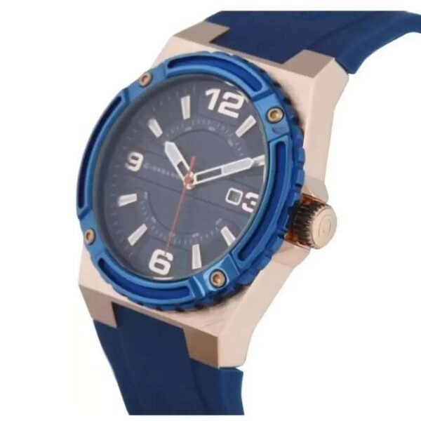 Giordano Blue Dial Silicon Strap Men'S Watch 1868-05