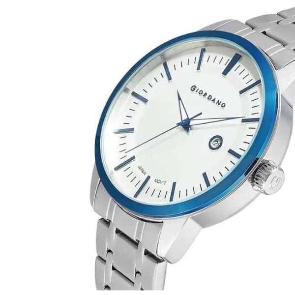 giordano white silver men metal watch 1947-33