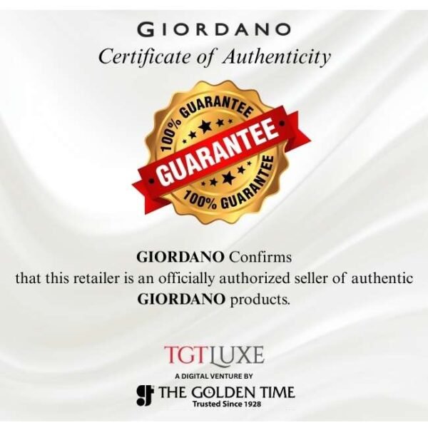 giordano white silver men metal watch 1947-33