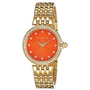 Giordano Analog Orange Dial Women'S Watch - 2752-33