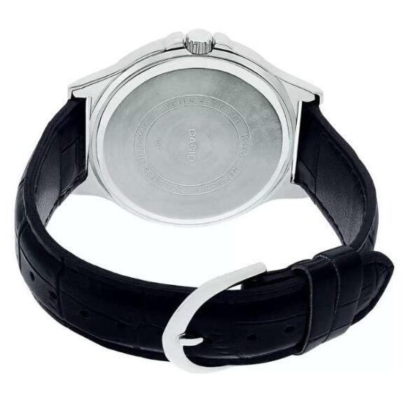 Casio Enticer Leather Band Women Black Watch A1149