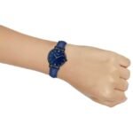 Casio Enticer Leather Women Blue Watch A2001