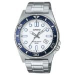 Casio Enticer Stainless Steel Men White Watch A2379