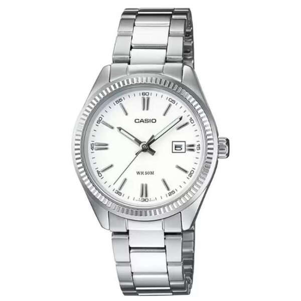 Casio Enticer Women Silver Dial Quartz Watch - A758