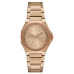 Armani Exchange Gold Women Quartz Watch AX4616