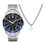 Armani Exchange Black Men Quartz Watch AX7166SET