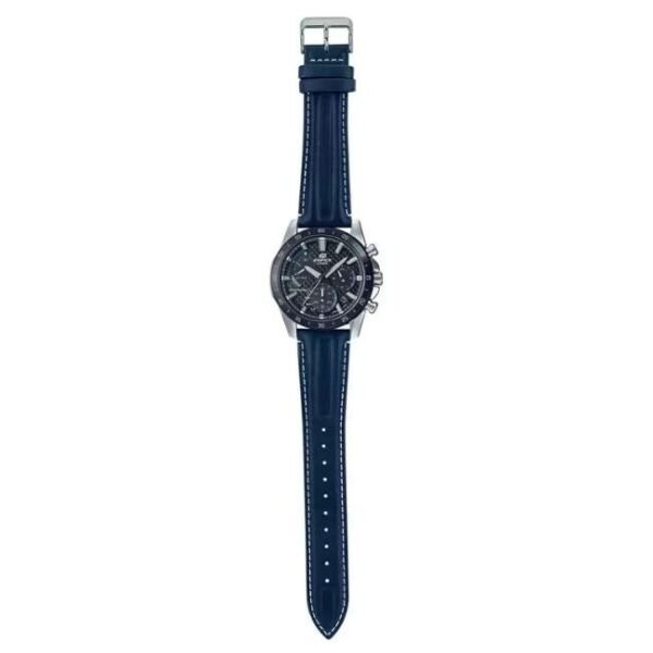 Casio Edifice  Leather Blue Men Watch EX535