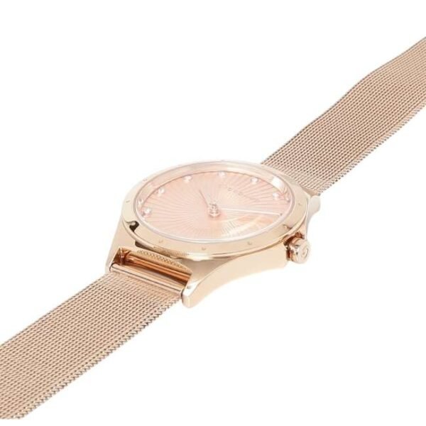 Giordano Womens Pink Dial Metallic Analogue Watch - Gd-2045-22