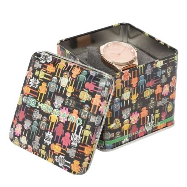 Giordano Womens Pink Dial Metallic Analogue Watch - Gd-2045-22