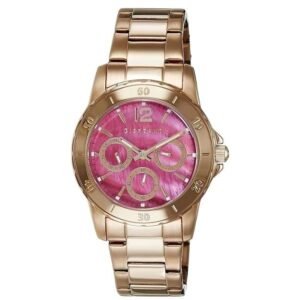 Giordano Multifunctional Pink Dial Women'S Watch - Gx2636-77