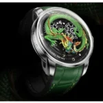 Lucky Harvey Craftsmanship Series Green Dragon Automatic Watch Lh/Gn/Dn-30