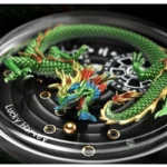 Lucky Harvey Craftsmanship Series Green Dragon Automatic Watch Lh/Gn/Dn-30
