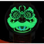 Lucky Harvey Fun Series Green Lion Dance Automatic Watch Lh/Gn/Ld-07