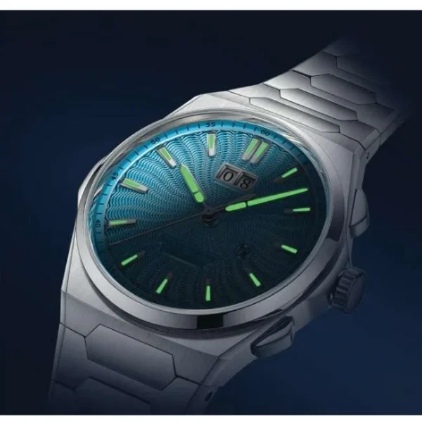 Lucky Harvey Sound Of Nature Ocean Blue Chiming Limited Edition Automatic Watch Lh/Ob/Cg-18