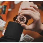 Lucky Harvey Casino Series Rose Gold Poker Roulette Automatic Watch Lh/Rg/Pr-13