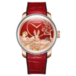 Lucky Harvey Craftmanship Series Rose Gold Rabbit Limited Edition Automatic Watch Lh/Rg/Rt-24