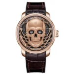Lucky Harvey Craftmanship Series Rose Gold Skull Limited Edition Automatic Watch Lh/Rg/Sl-28