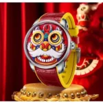 Lucky Harvey Fun Series Red Lion Dance Automatic Watch Lh/R/Ld-08