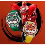 Lucky Harvey Fun Series Red Lion Dance Automatic Watch Lh/R/Ld-08