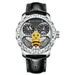 Lucky Harvey Fun Series Silver Honey Bee Automatic Watch Lh/S/Be-01