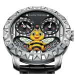 Lucky Harvey Fun Series Silver Honey Bee Automatic Watch Lh/S/Be-01