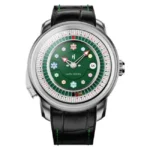 Lucky Harvey Casino Series Silver Poker Roulette Automatic Watch Lh/S/Pr-12