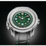 Lucky Harvey Casino Series Silver Poker Roulette Automatic Watch Lh/S/Pr-12