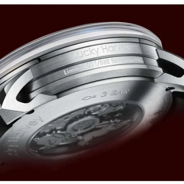 Lucky Harvey Craftmanship Series Silver Rabbit Limited Edition Automatic Watch Lh/S/Rt-23