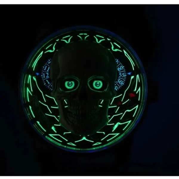 Lucky Harvey Craftmanship Series Silver Skull Limited Edition Automatic Watch Lh/S/Sl-29