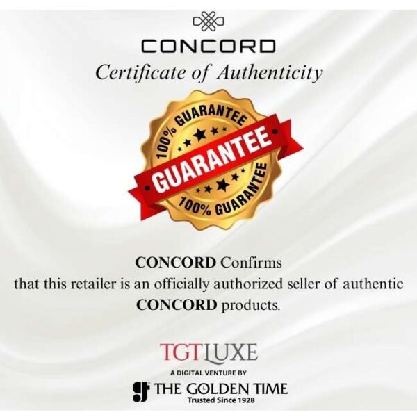 Concord Stainless Steel Black Men Watch 0320563