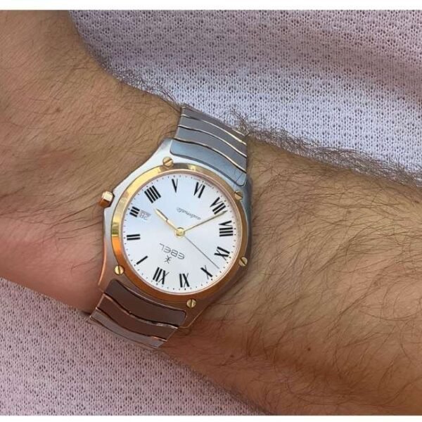 Ebel Stainless Steel Two Toned Men Watch 1216614