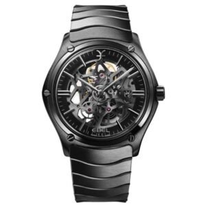 Ebel Stainless Steel Black Men Watch 1216659