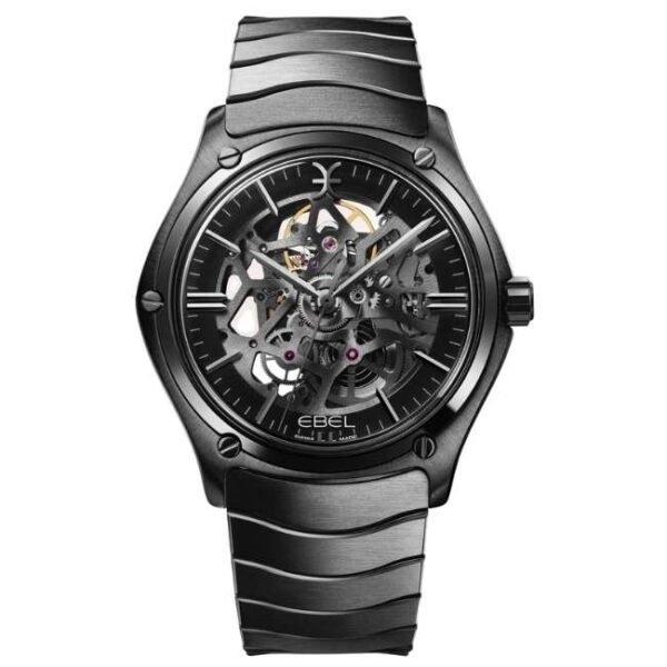 Ebel Stainless Steel Black Men Watch 1216659