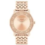 Coach Stainless Steel Rose Gold Women Watch 14504375