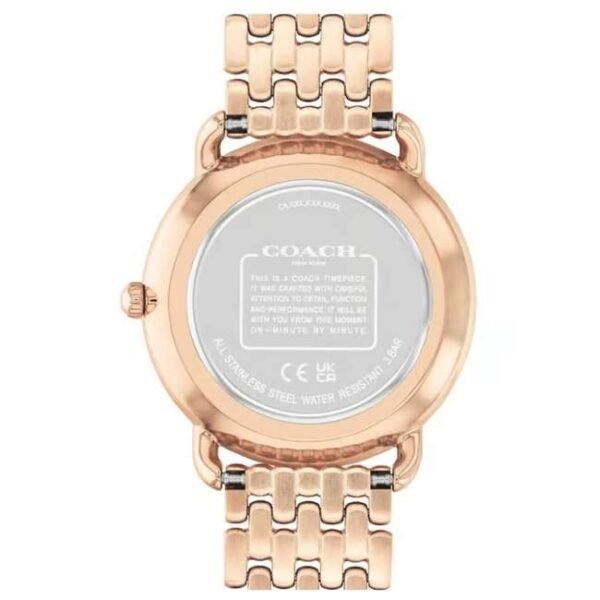 Coach Stainless Steel Rose Gold Women Watch 14504375