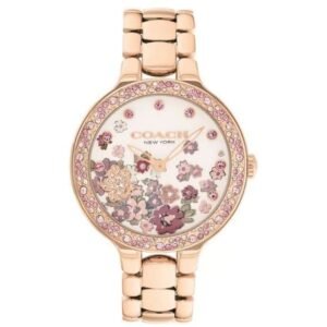 Coach Stainless Steel Rose Gold Women Watch 14504498
