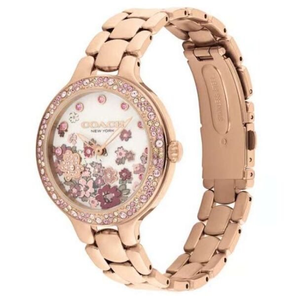 Coach Stainless Steel Rose Gold Women Watch 14504498