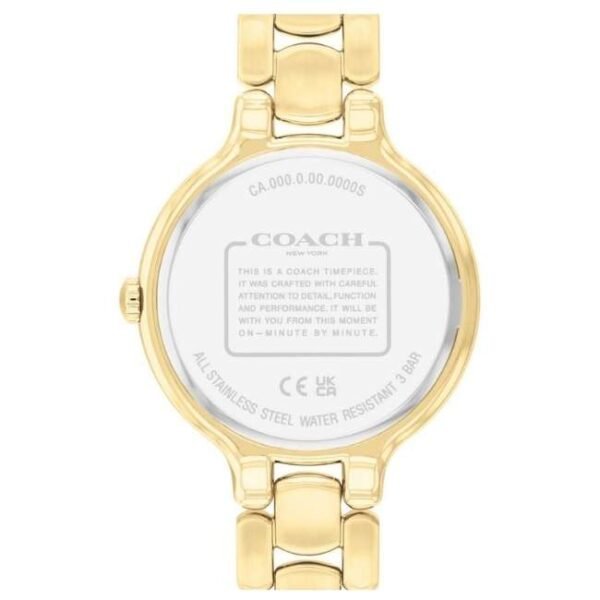 Coach Stainless Steel Gold Women Watch 14504500